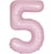 Ballon Géant Rose Mat - Chiffre 5