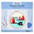 Figured'Art Punch Needle Kit Complet pour Adultes et Enfants - Renne au bord d'un Lac - Parfait pour Débutant. Set prêt à broder taille 20x20cm avec cadre circulaire