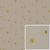 Tissu Canvas effet Lin Etoiles dorées sur fond Naturel