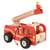 Camion de pompiers avec echelle en bois - Smallfoot - Orange