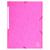 Chemise à élastiques Maxi capacity carte lustrée 425gm2 - A4 - Rose - x 25 - Exacompta