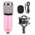 Microphone De Studio Pro Avec Accessoires Pour Enregistrement Et Diffusion Rose YONIS
