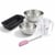 Set pâtisserie avec moule à cake 31,5 cm, 2 bols à mixer, verre mesureur et spatule Zenker