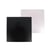 Supports cartonnés à gâteaux carrés blanc et noir 20x20cm (x5)