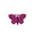 Ecussons Thermocollant Papillon Crochet 3 X 5 cm - Mediac 516 Fuchsia