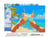 Peinture par Numéro Figured'Art avec Cadre - Toast de plage - Kit de Loisir Créatif DIY Numéro d'Art Complet - 40x50cm toile tendue sur châssis