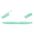 Feutre double pointe 0,8 et 0,3 mm - TOMBOW - Vert menthe
