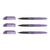 Lot de 3 surligneurs effaçables pointe biseau 3,8 mm - PILOT - Violet - FriXion Light