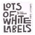 Bloc d'étiquettes Paperfuel - Lots of White Labels - Papier - Blanc - 135 feuilles