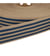 Bobine 20m sangle stripe bicolore 40mm bleu