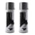 Lot de 2 sprays de peinture - argent métallisé - AMT