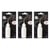3 tubes de colle blanche pointe fine - 20 ml
