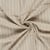 Tissu Lin Viscose Louis fines rayures Blanc sur fond Beige