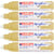 Marqueur peinture pointe biseau 5-10 mm - EDDING - Jaune pastel - Lot de 5