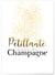 Poster 'Pétillante comme du champagne' | A3 : 29,7x42cm