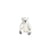 Peluche - Ours Grizzly assis blanc - 42 Cm