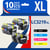 123CONSOMMABLES - LC3219XL Cartouches encre compatible avec Brother LC3219XL LC3219 LC3217 pour Brother MFC-J5330DW J5730DW J6930DW J5930DW J6530DW J6935DW (4 Noir / 2 Cyan / 2 Magenta / 2 Jaune) - 123CONSOMMABLES