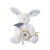 Lapin coeur Ocean – Pantin bleu avec donut 20cm – Doudou et Compagnie