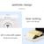 Mini Imprimante Portable Sans Encre Bluetooth Pour Photos Étiquettes Rose Blanc YONIS