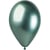 5 Ballons Vert Chromé Ø33cm