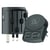 Skross Adaptateur de Voyage 4 USB Alpha Prises Universel Noir