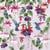 Lot de 4 serviettes en papier découpage collage 33 cm FLEUR FUCHSIA FA 105 XL