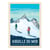 Affiche 30 x 40 cm - Aiguille du Midi Chamonix Mont-Blanc - Olahoop Travel Posters
