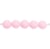 24 Perles rondes 10 mm - rose