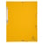 Chemise 3 rabats à élastiques carte lustrée 400g/m2 - A4 - Jaune - x 25 - Exacompta