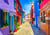 Puzzle 500 pièces - Maisons Colorées - Burano - Bluebird Puzzle
