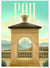 Affiche ville Pau | A3 : 29,7x42cm