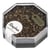 Delica-rocailles, 1,6 mm métallic, boîte, topaze fumée, 4g