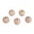 Boules en bois brut, percées,20mm, forage 4mm, 10 pces