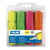 Sachet avec accroche 4 marqueurs fluorescents