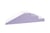 Lot de 2 grands blocs en mousse lilas - Velinda - Gris