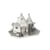 Harry Potter / La Cabane De Hagrid - Maquette 3D en métal avec 2 feuilles
