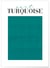 Poster Vert Turquoise | A3 : 29,7x42cm
