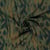 Tissu Satin Duchesse Arsinoé motif abstrait Vert foncé sur fond Vert kaki foncé