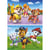 Puzzle pat patrouille : marcus chase zuma stella liberty everest et rocky 2 x 20 pieces - clementoni 24800