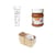Coffret mini pain d'épices 4 caissettes bois