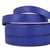 Bobine 10m Sangle simili cuir bleu roi 25mm