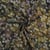 Tissu Batik de Viscose fleurs et feuilles sur fond Brun