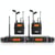 Microphone Sans Fil Pour Scène Avec Système De Moniteur In-Ear Haute Qualité YONIS