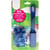 Baton magnétiques bingo bleu pailletés + 100 pions pailletés de loto - ramasse pions - CARTALOTO