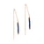 Boucles d'oreilles pendantes Lumia en pierres Lapis-lazuli - Sloya