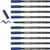 Lot de 10 feutres pinceaux porcelaine EDDING 4200 bleu acier 1-4 mm