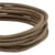 Bobine 50m Cordon damier polyester 5mm marron clair
