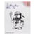 Tampon transparent scrapbooking Nellie's choice BONHOMME DE NEIGE 001