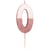 Bougie 0 Glitter Rose Gold