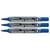 Lot de 3 marqueurs permanents pointe biseautée 1,0 - 3,5 mm - PENTEL - Maxiflo NLF60 - Bleu